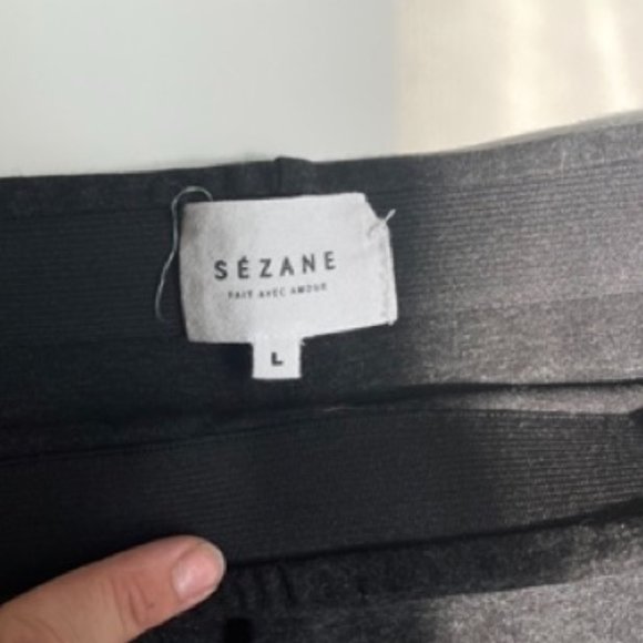Sezane Bodycon Faux-Wrap Mini - Picture 2 of 3